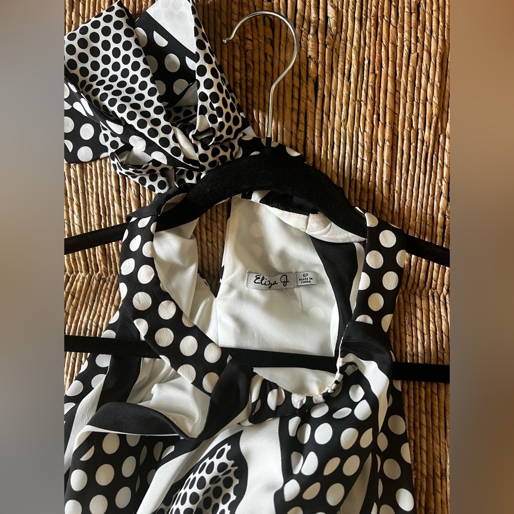 Eliza J Print Crêpe de Chine A-Line Maxi Dress | Nordstrom - Picture 5 of 5